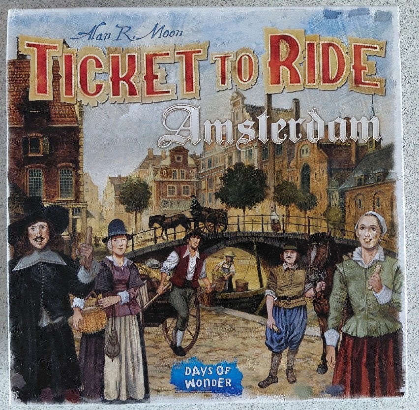 Ticket to ride Amsterdam, Hobby en Vrije tijd, Een of twee spelers, Ophalen of Verzenden, Zo goed als nieuw, Days of Wonder
