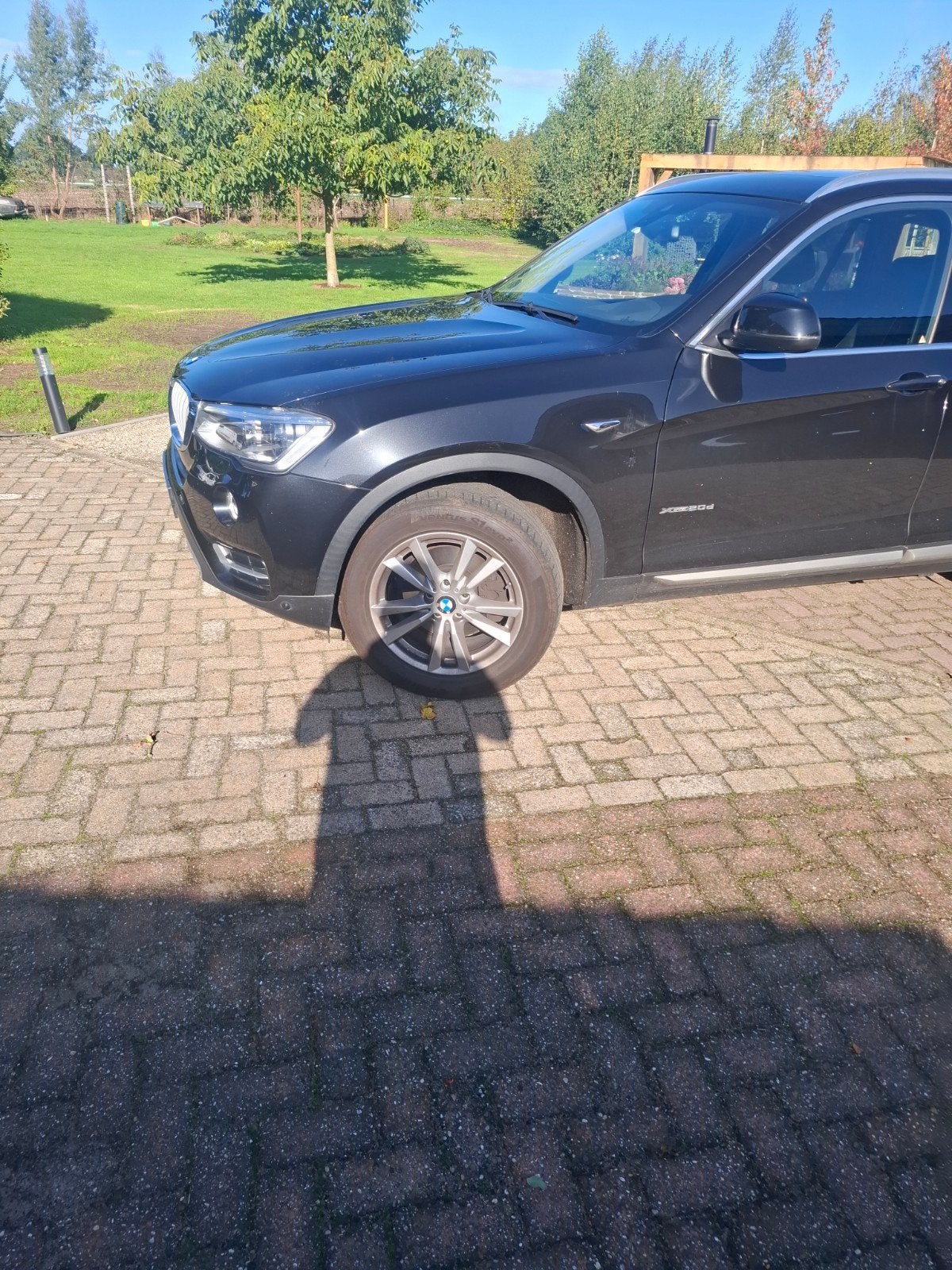 BMW X3 F25 18 inch velgen met zomerbanden 255/55R18, 18 inch, Gebruikt, 255 mm, Banden en Velgen