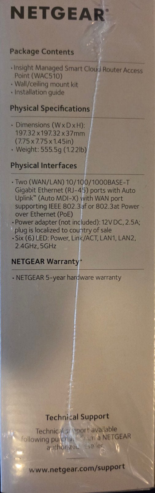WAC510 Netgear NetwerkproductAccess Point, Computers en Software, Accesspoints, Ophalen of Verzenden