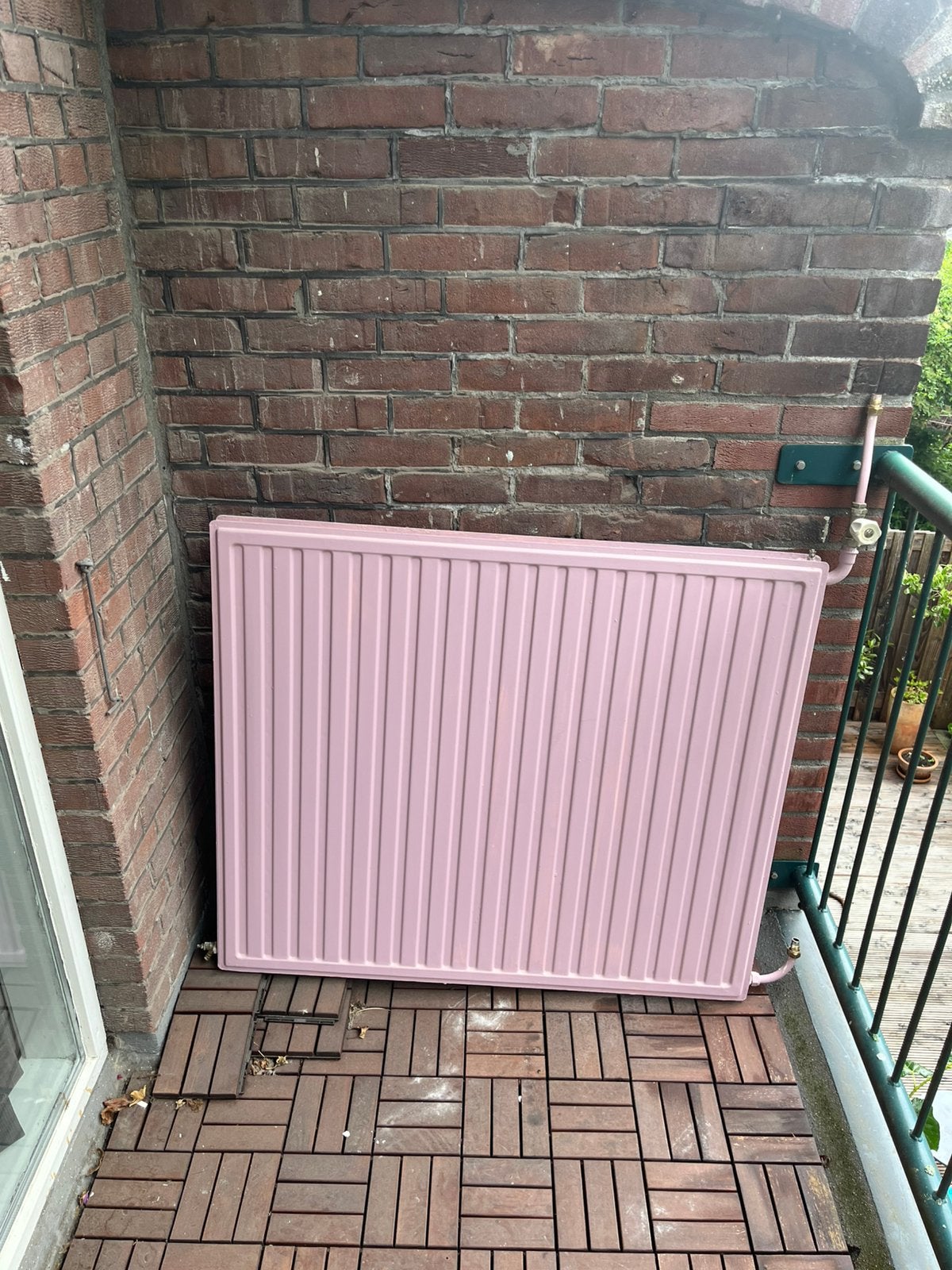 Radiator (+buizen) gratis op te halen, Doe-het-zelf en Verbouw, Verwarming en Radiatoren, Ophalen, 30 tot 80 cm, Radiator, 150 cm of meer