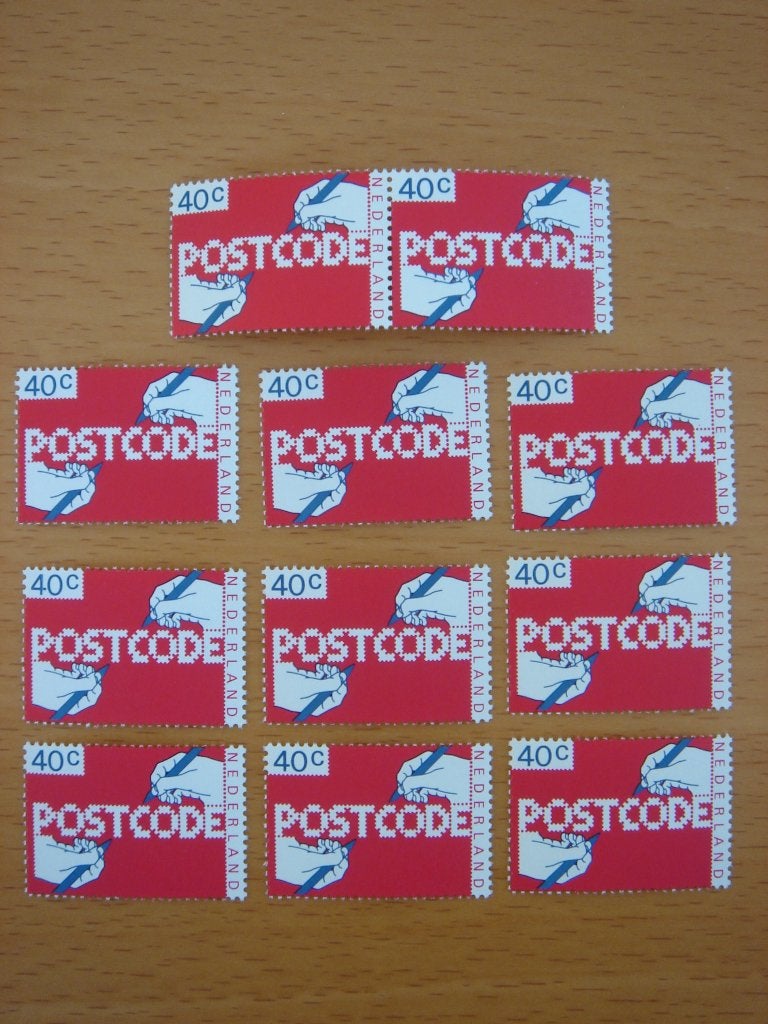 NVPH 1151 en 1152 Invoering postcode 22x, Ophalen of Verzenden, Na 1940, Postfris