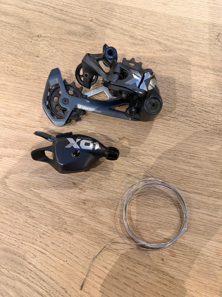 SRAM X01 Eagle 12s Derailleur en Shifter, Gebruikt, Ophalen of Verzenden, Derailleur of Ketting, Aluminium