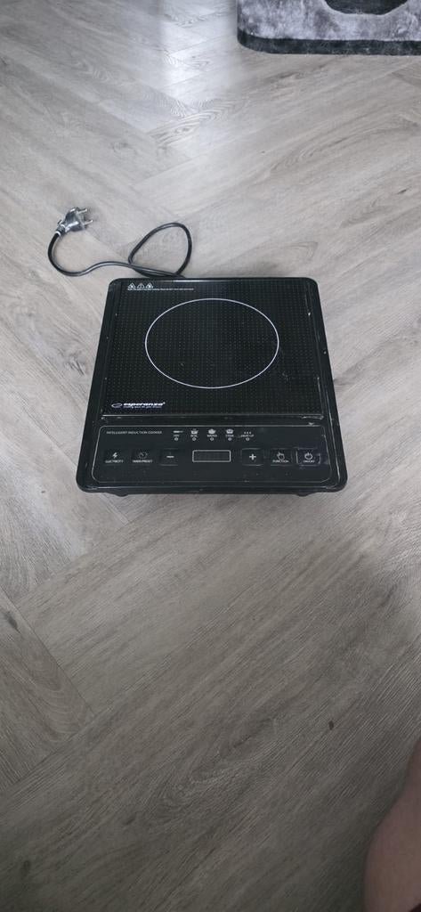 Inductiekookplaat - Draagbaar, Witgoed en Apparatuur, Kookplaten, Ophalen, Gebruikt, 3 kookzones of minder, Inductie