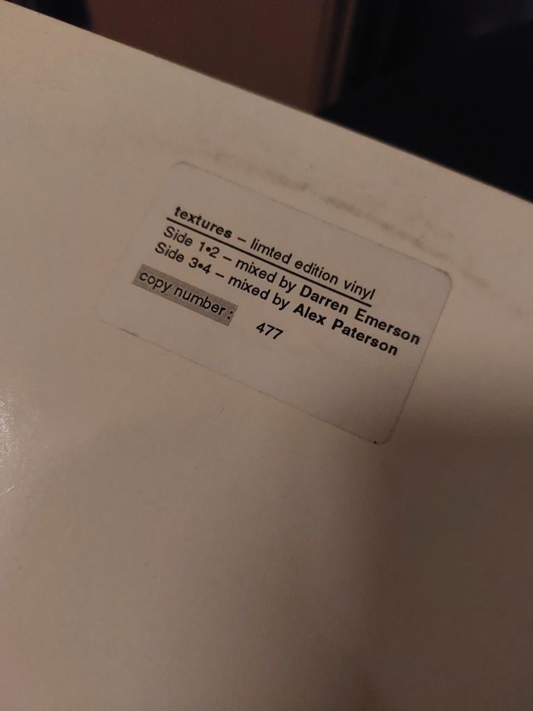 Textures 2x lp. Darren Emerson / Alex paterson.. limited, Ophalen of Verzenden, Nieuw in verpakking, 12 inch, Techno of Trance