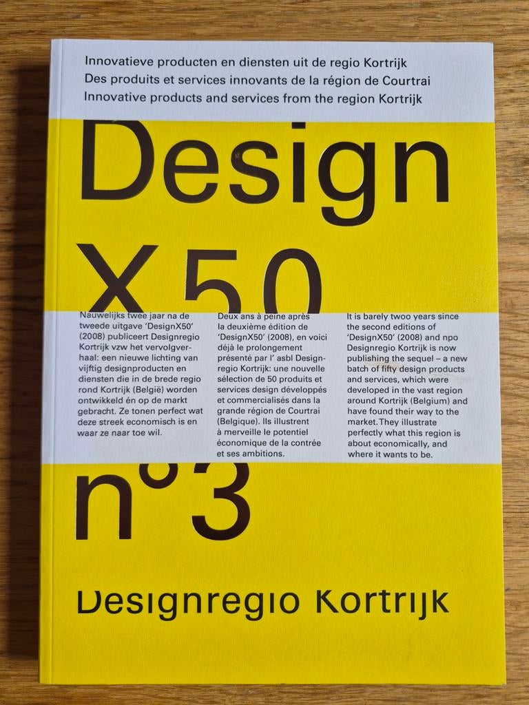 Design X50 n3 Designregio Kortrijk - Innovatieve producten, Ophalen of Verzenden