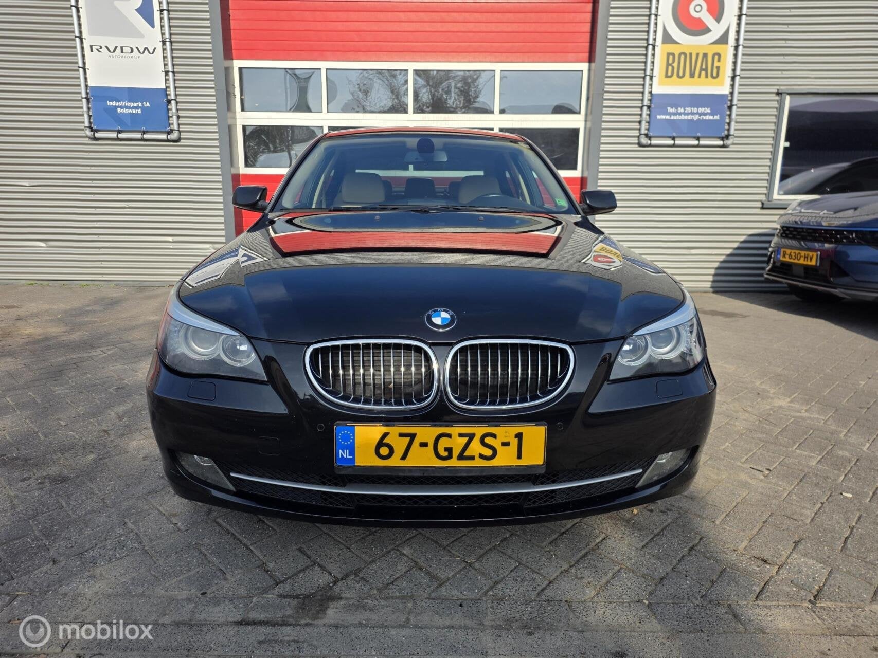 BMW 5-serie 523i Business Line, Auto's, Verwarmde buitenspiegels, Achterwielaandrijving, Zwart, Bedrijf