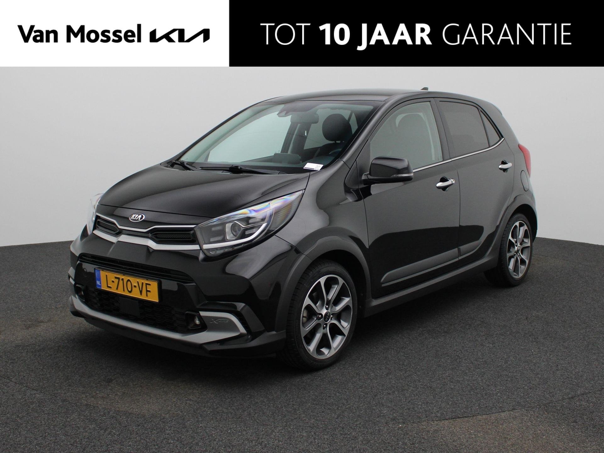 Kia Picanto 1.0 T-GDi X-Line 5p | 100 pk! | Camera | Cruise, Auto's, Voorwielaandrijving, 101 pk, Gebruikt, Zwart