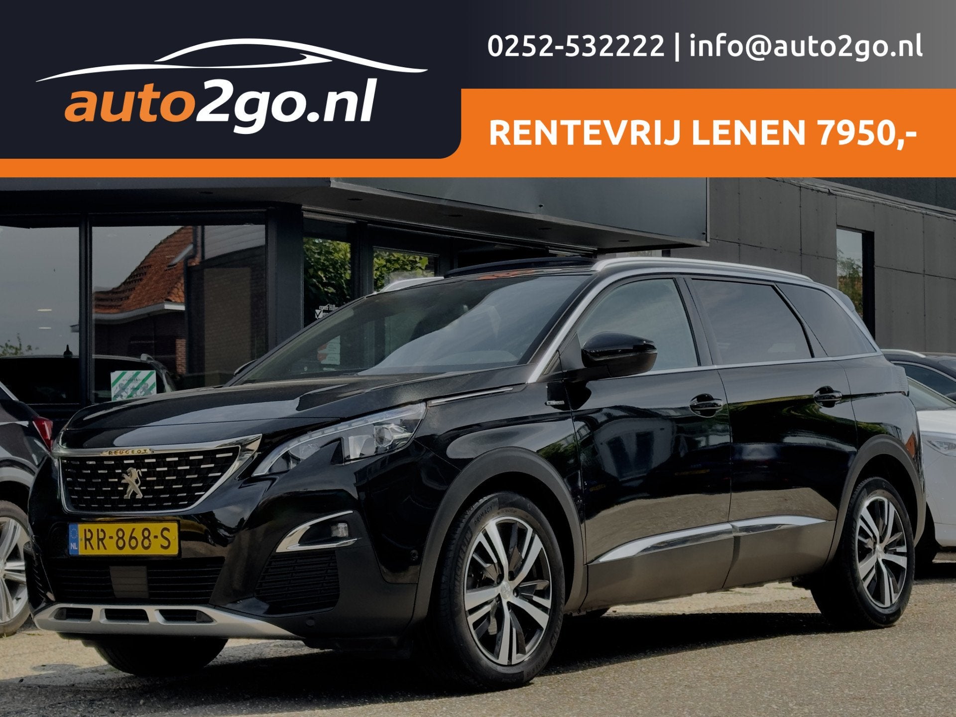 Peugeot 5008 1.6 e AUT6 GT-LINE 7PERS PANODAK DESIGNO-LEDER, Auto's, 1350 kg, Gebruikt, 4 cilinders, 7 stoelen