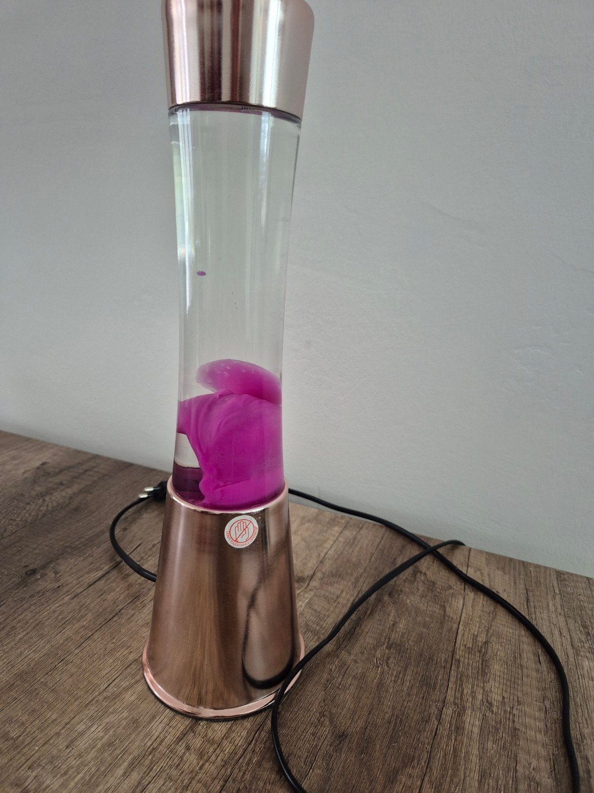 Lavalamp, Ophalen, Zo goed als nieuw