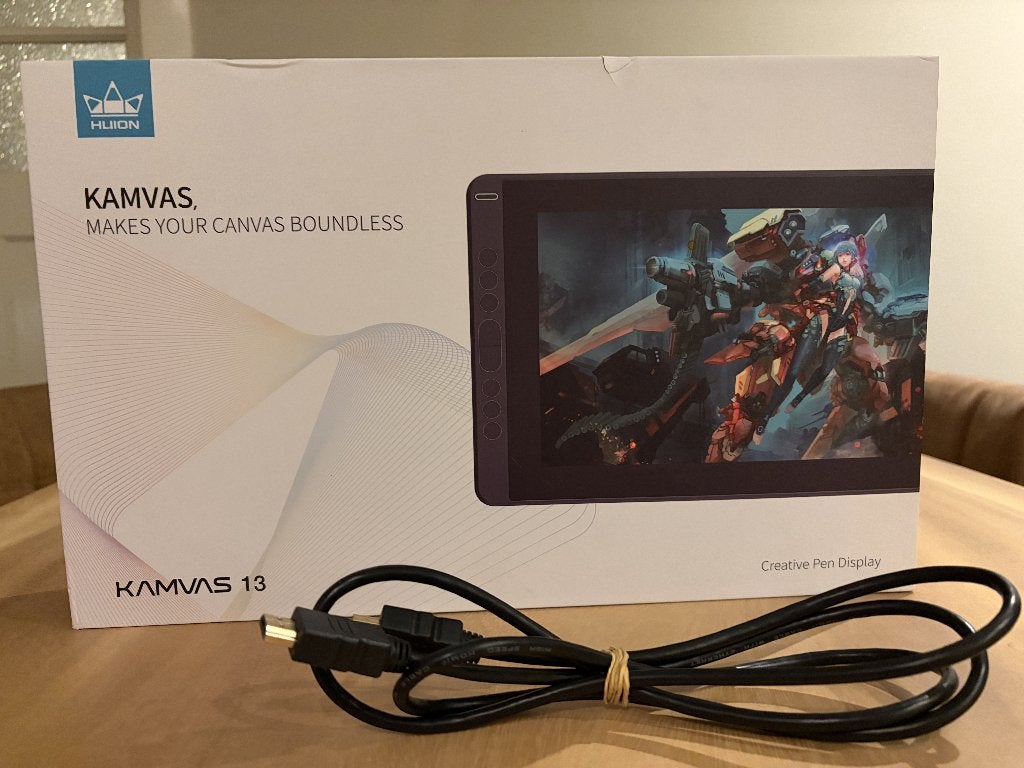 Huion Kamvas 13 z.g.a.n., Ophalen, Zo goed als nieuw, Bedraad, Huion