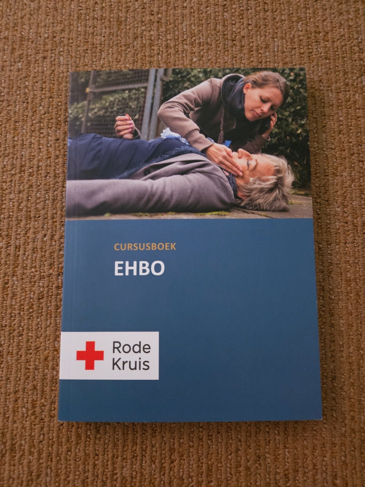 Cursusboek EHBO Rode Kruis - Leer levens redden!, Ophalen of Verzenden, Zo goed als nieuw, Overige niveaus, Rode Kruis