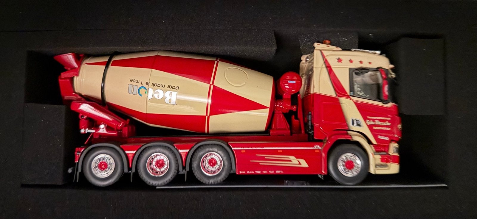 Tekno Scania Next Gen R650 motorwagen met mixer, Ophalen of Verzenden, Zo goed als nieuw, Bus of Vrachtwagen, Tekno