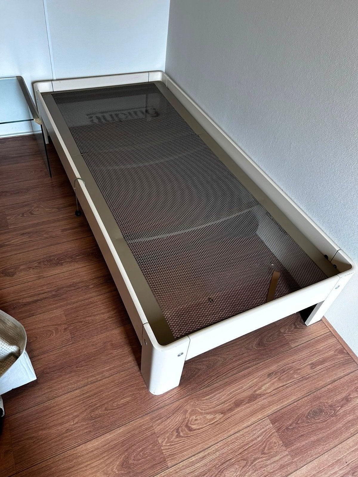 Auping Auronde eenpersoonsbed 90x200 cm, Huis en Inrichting, Gebruikt, 90 cm, Eenpersoons, Beige
