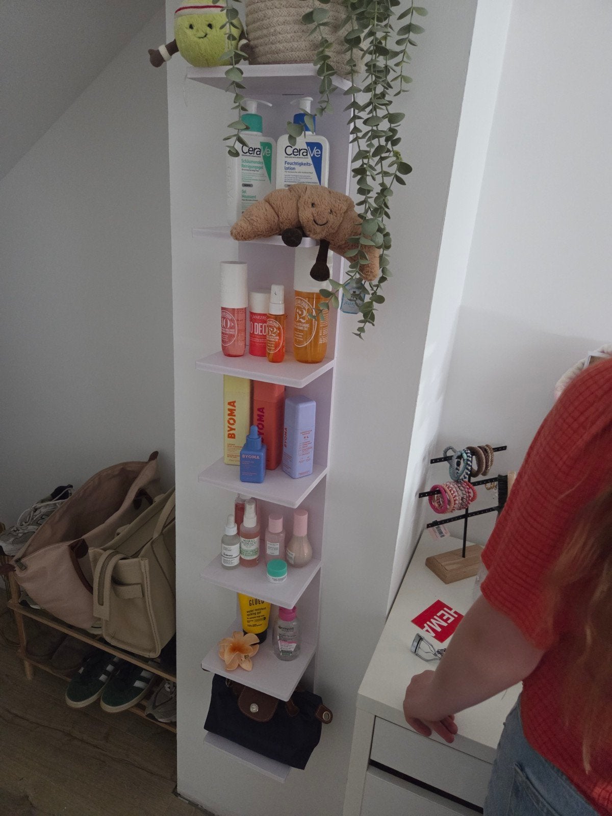 Wandplank zonder accessoires wit wandrek, Ophalen of Verzenden, 25 tot 50 cm, 50 tot 100 cm, Minder dan 100 cm