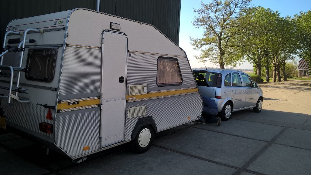Caravan Kip Kompakt EK37, Caravans en Kamperen, Luifel, Standaardzit, Kip, Tot en met 2