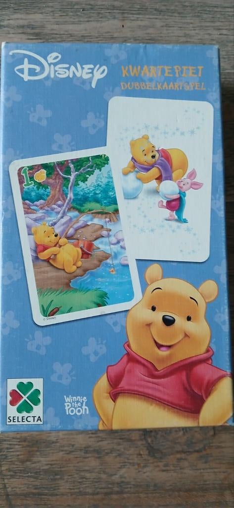 Disney Winnie de Poeh Kwintet Dubbelkaartspel, Ophalen of Verzenden