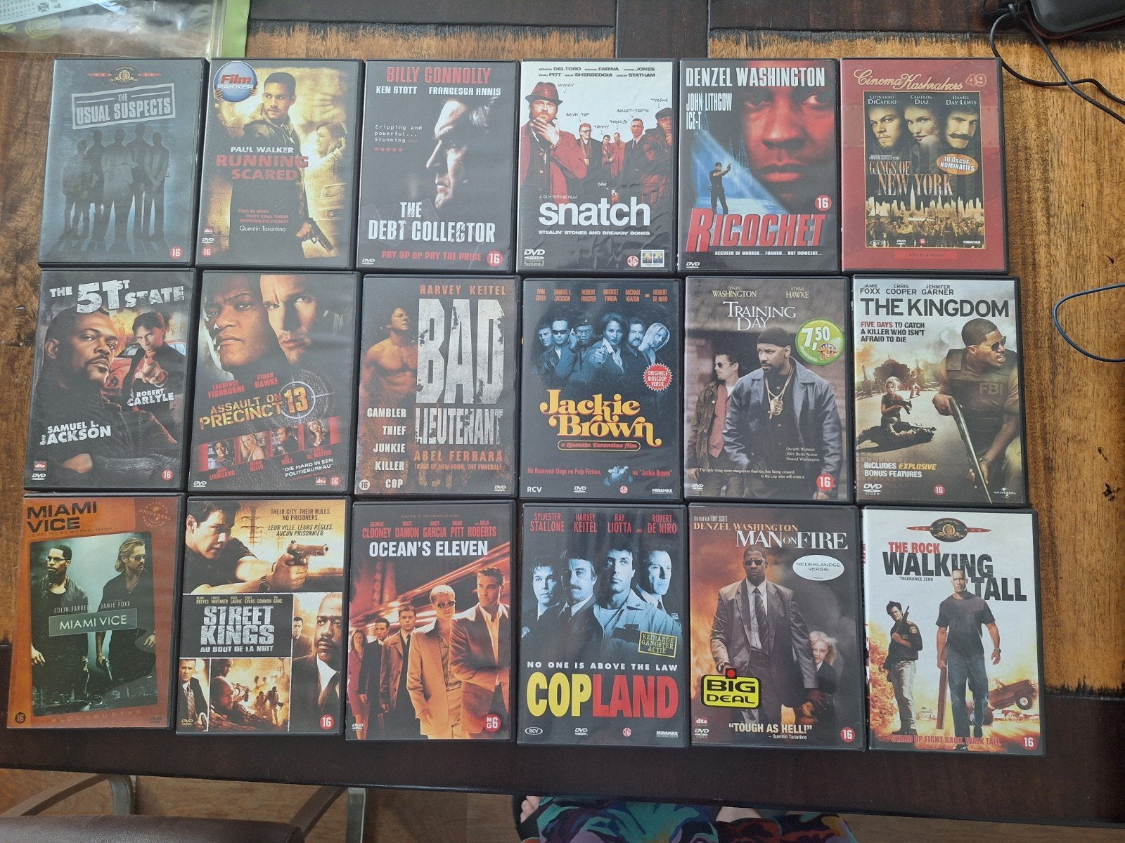 Pakket DVDs - Misdaad/Thriller/Spanning/Actie, Vanaf 16 jaar, Ophalen of Verzenden, Zo goed als nieuw