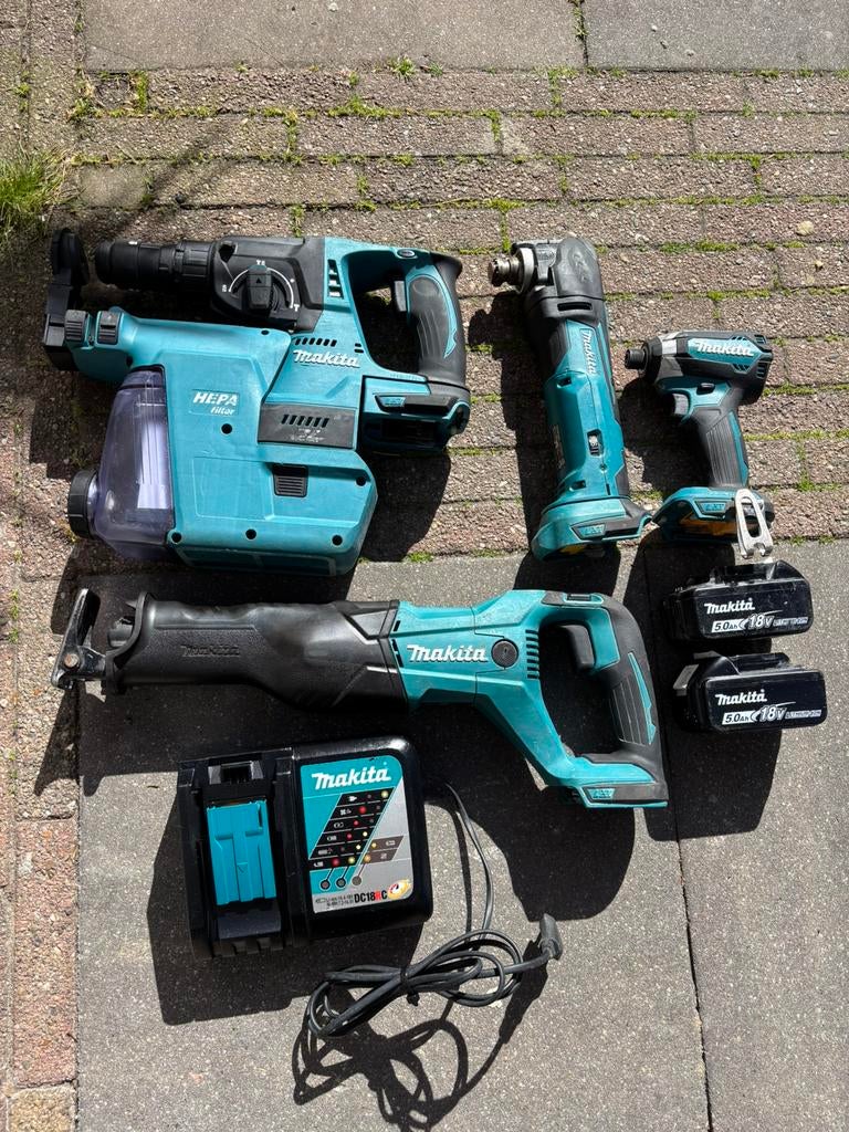 Makita set, Ophalen of Verzenden, Gebruikt