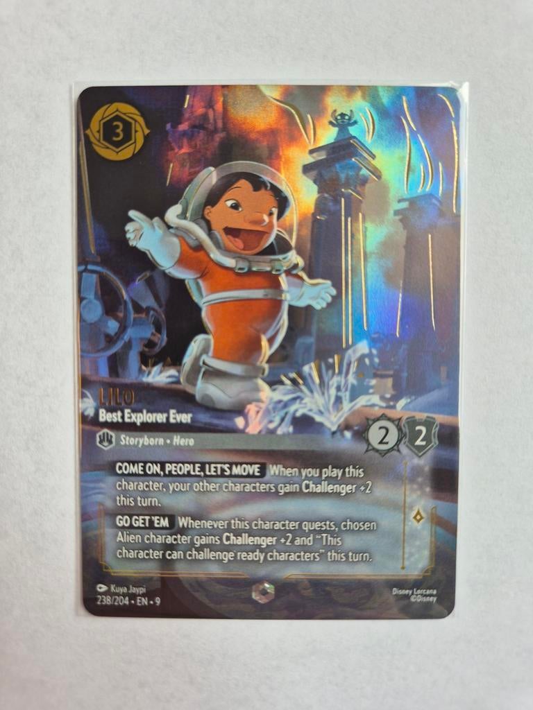 Disney Lorcana Enchanted Lilo CH9 Fabled, Hobby en Vrije tijd, Verzamelkaartspellen | Overige, Ophalen of Verzenden, Nieuw, Losse kaart