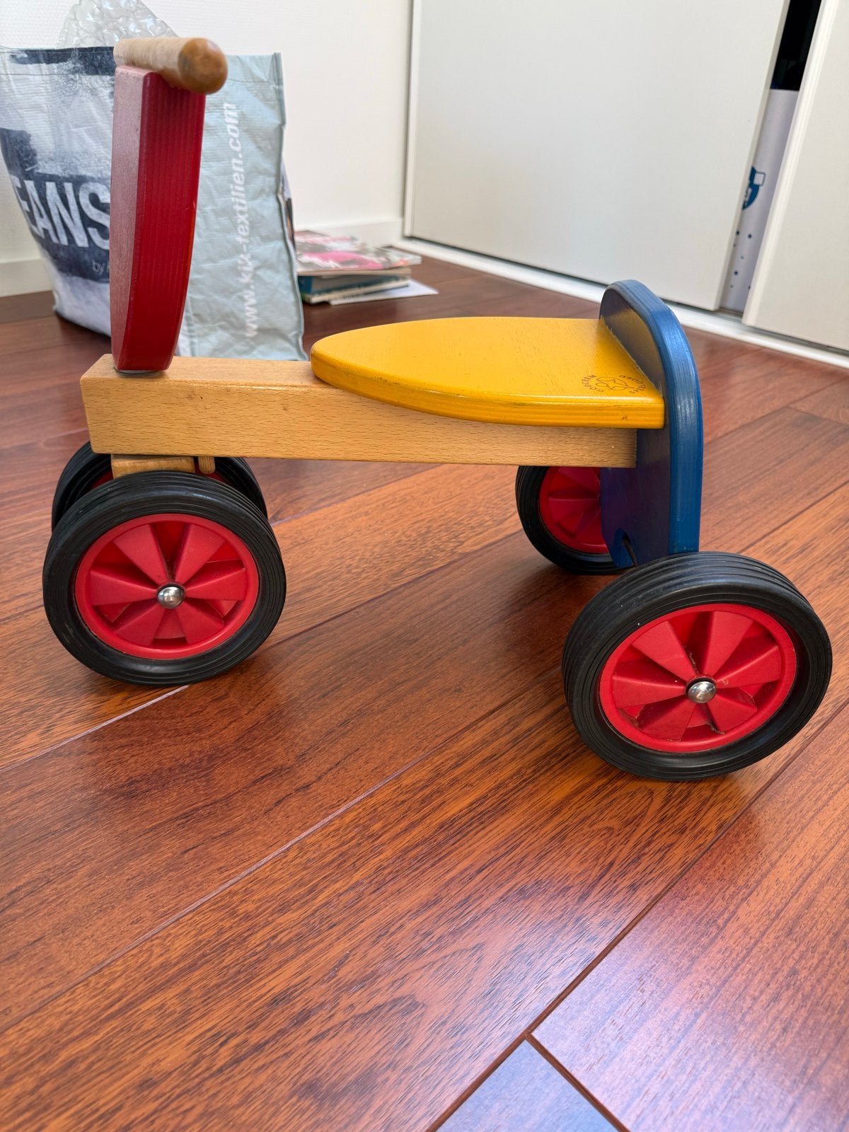 Houten loopfietsje Goochem Speelgoed, Ophalen, Gebruikt, Loopfiets