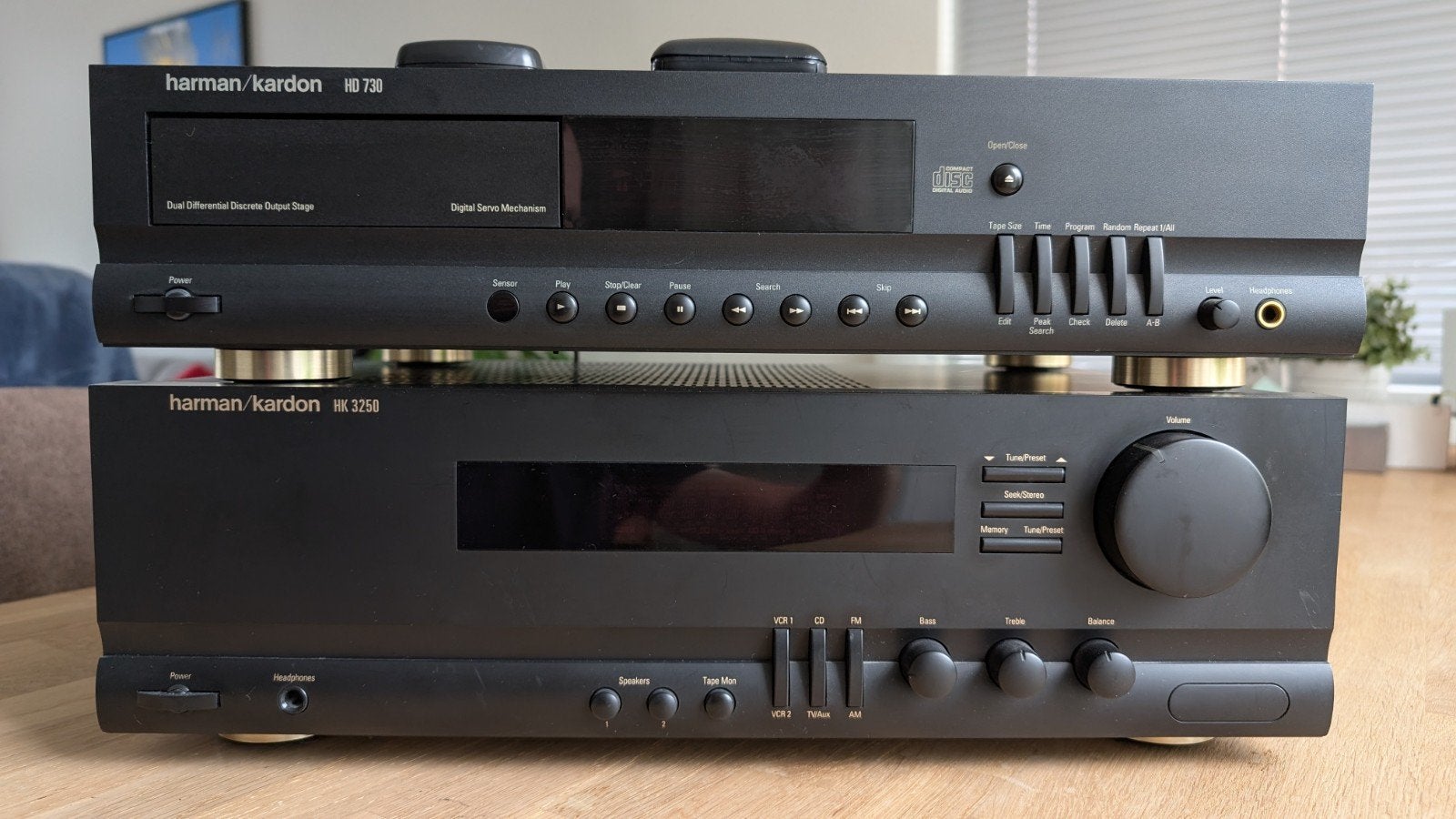 Harman Kardon HK 3250 Receiver & HD 730 CD-speler, Ophalen, Gebruikt, Cd-speler, Overige merken