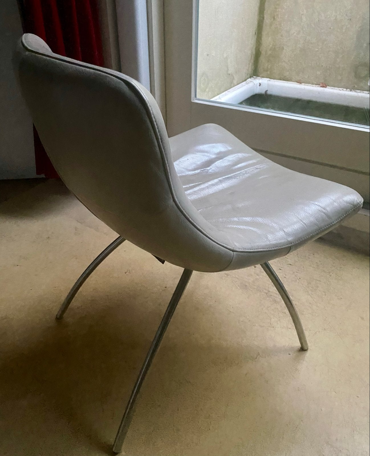 Design stoel Gerard van den Berg - Landgoed Avegoor, Ophalen, Gebruikt, Overige kleuren, Leer