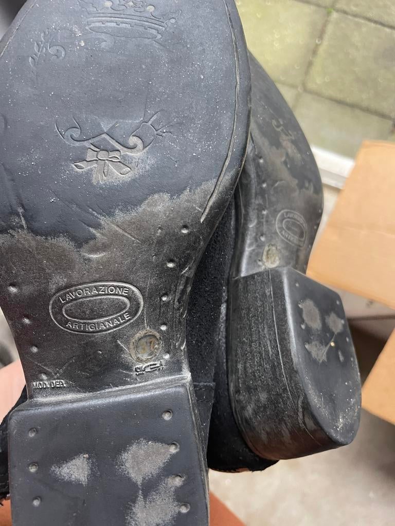 Dames laarzen en schoenen maat 38, Ophalen, Zo goed als nieuw, Zwart, Hoge laarzen
