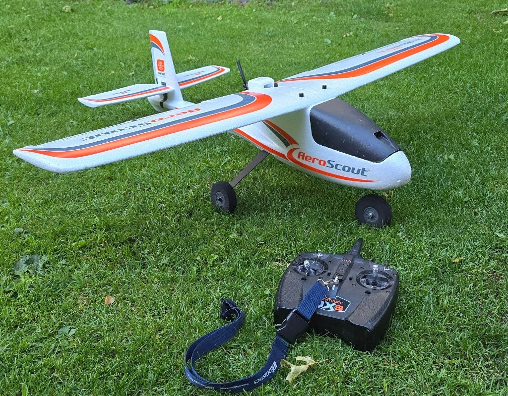 HobbyZone AeroScout S 2 (2024) RTF met SAFE tech, Ophalen, Gebruikt, Elektro, RTF (Ready to Fly)