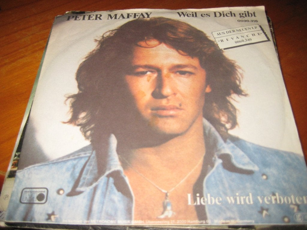 Peter Maffay: Weil es Dich gibt, Cd's en Dvd's, Vinyl Singles, Ophalen of Verzenden, Zo goed als nieuw, Pop