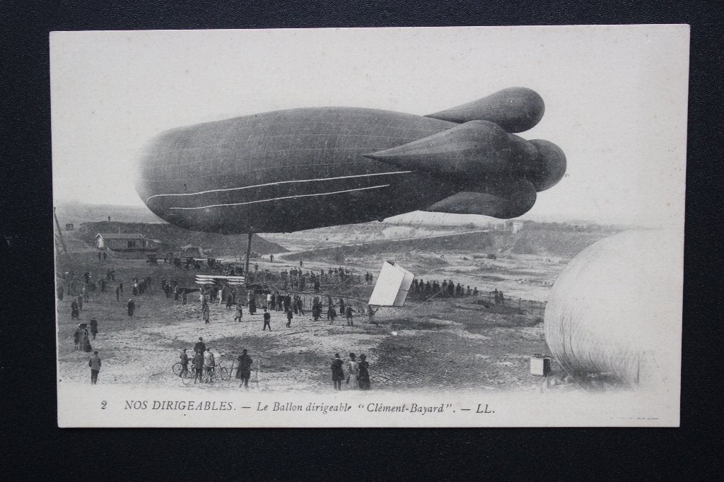 c1910 ANSICHTKAART FRANKRIJK ZEPPELIN "CLÉMENT-BAYARD", Ophalen of Verzenden, Voor 1920, Ongelopen, Frankrijk