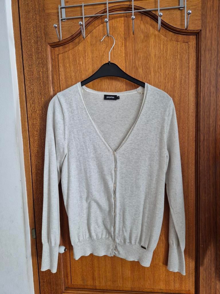 Vest ,Nieuw   Mt.L ,Promiss, Maat 38/40 (M), Promiss, Beige, Nieuw