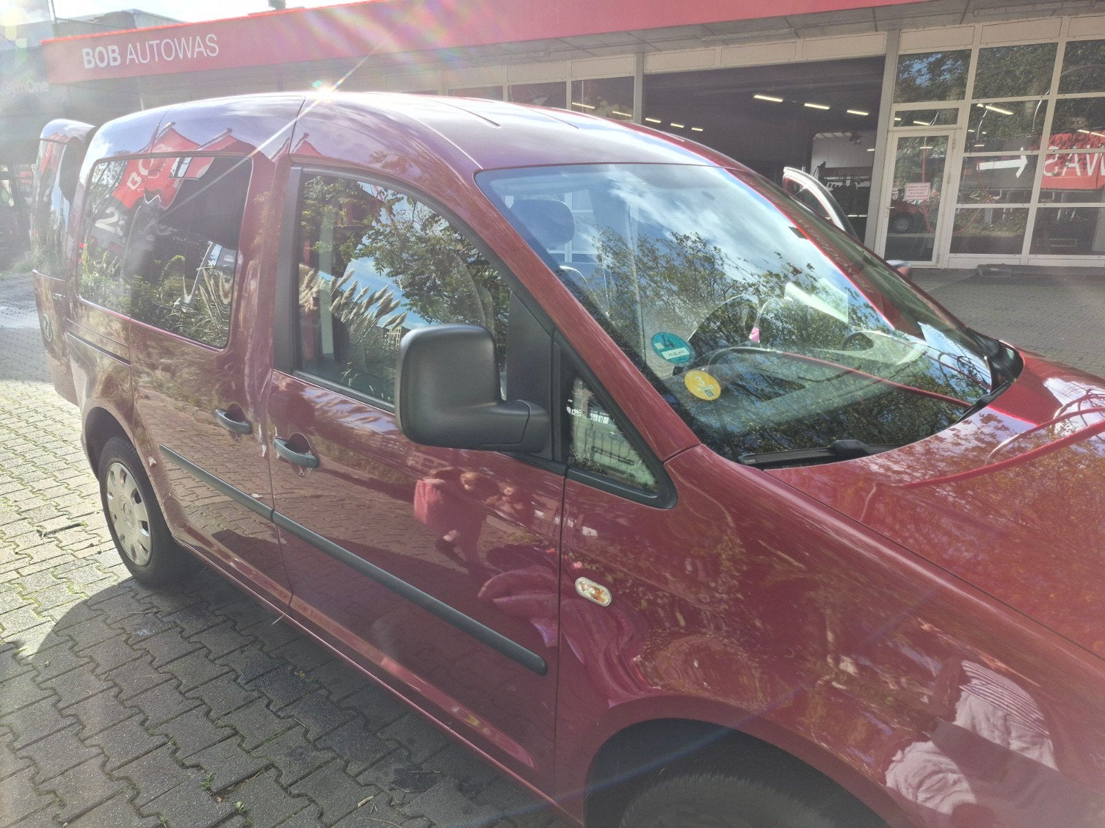 Volkswagen Caddy 1.9 TDI Life 77KW Combi 2008 Rood, Auto's, Voorwielaandrijving, 1380 kg, 4 cilinders, Volkswagen