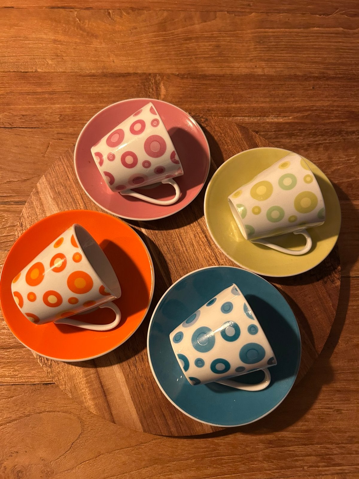 Vintage set Espresso kopjes / LBVYR, Ophalen of Verzenden