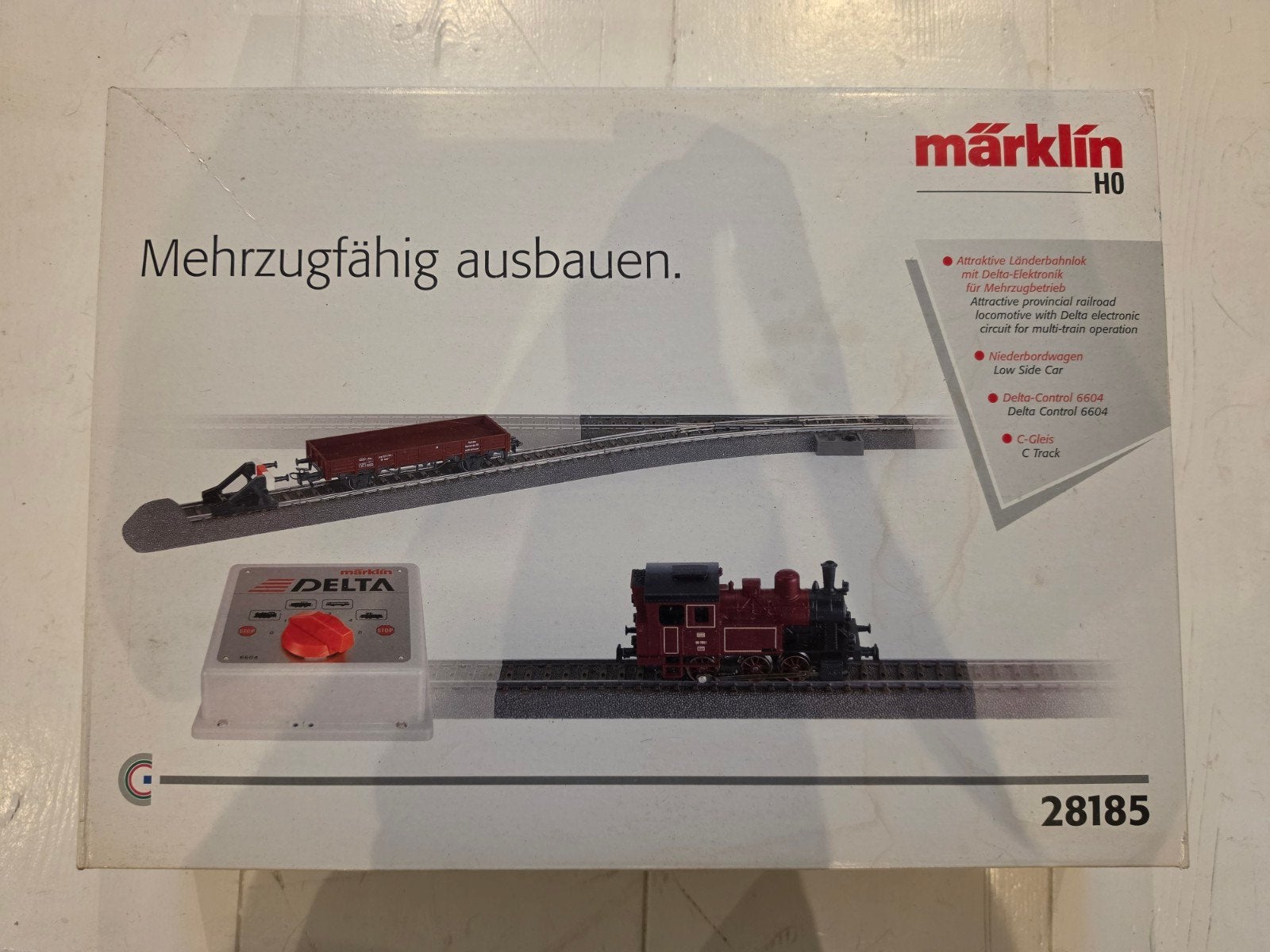 Märklin 28185 Delta uitbreidingsset met locomotief, Wisselstroom, Ophalen of Verzenden, Märklin, Gebruikt