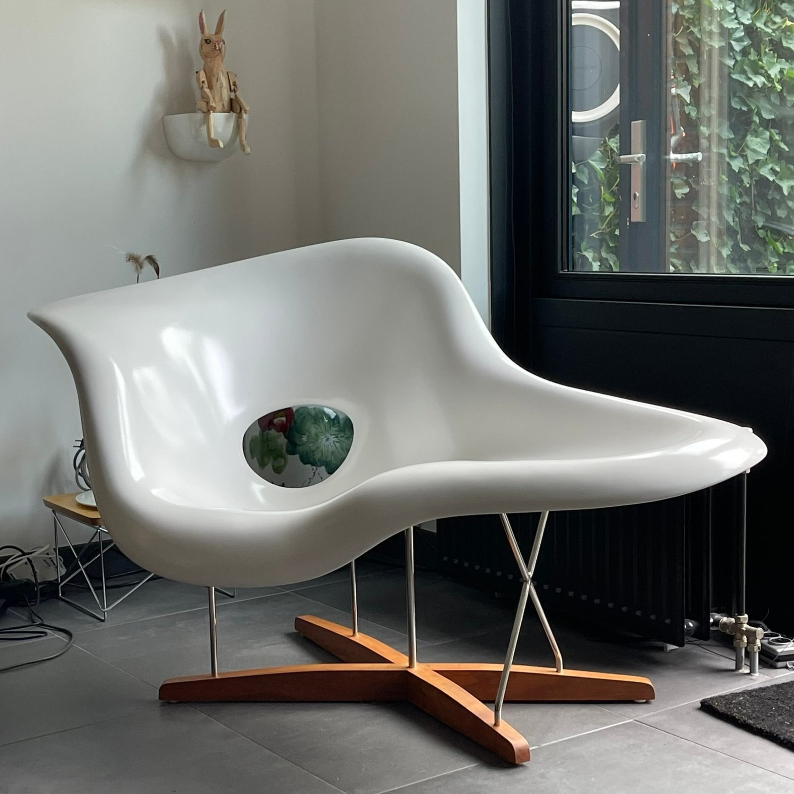 Lounge stoel, Huis en Inrichting, Stoelen, Ophalen, Zo goed als nieuw, Wit, Eén