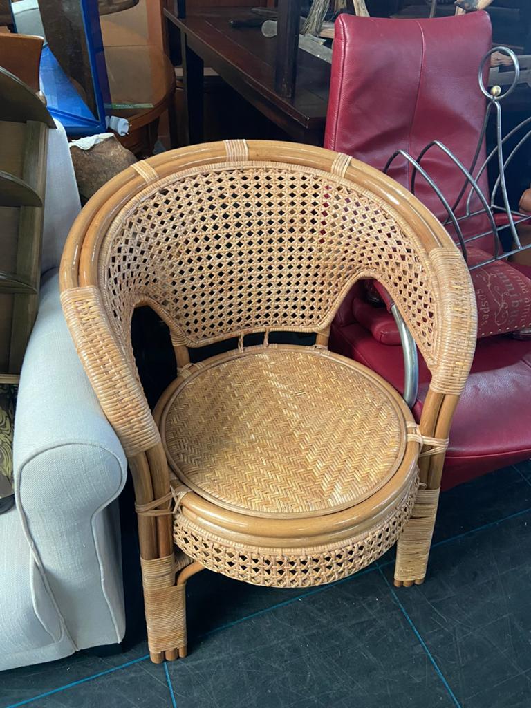 Vintage rotan stoel, Ophalen