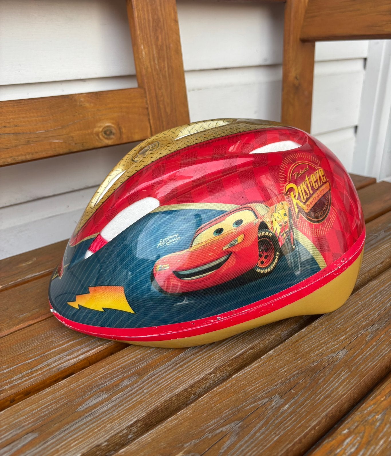 Verstelbare fietshelm Cars Disney Pixar | 53-56 cm, Ophalen of Verzenden, Gebruikt, Overige maten