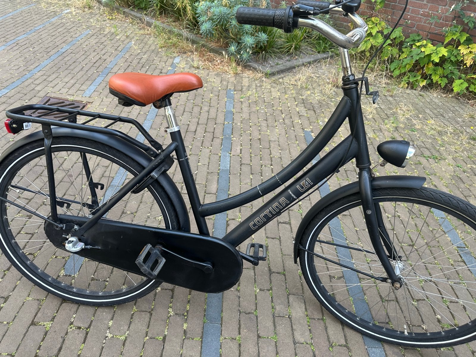 Cortina U4 Dames fiets 26 inch, Terugtraprem, Gebruikt, 47 tot 50 cm, Versnellingen
