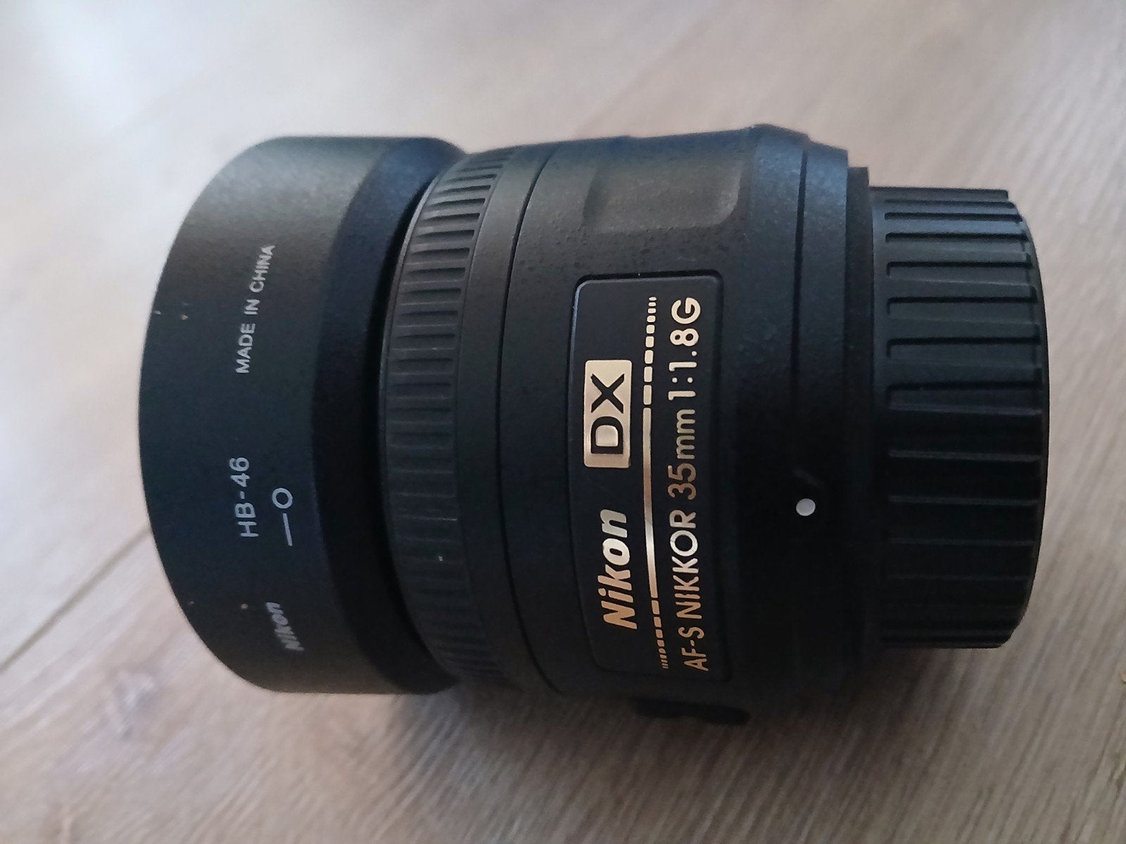 Nikon AF-S NIKKOR 35mm 1:1.8G DX lens, Audio, Tv en Foto, Fotografie | Lenzen en Objectieven, Ophalen, Nikon, Zo goed als nieuw