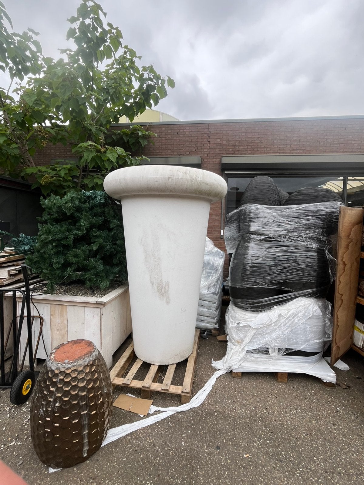 Plantenbak 2.3m hoog, Tuin en Terras, Ophalen of Verzenden, Rond
