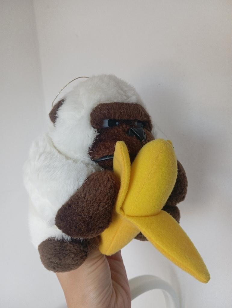 Knuffel aap met banaan, Ophalen of Verzenden, Zo goed als nieuw, Overige typen