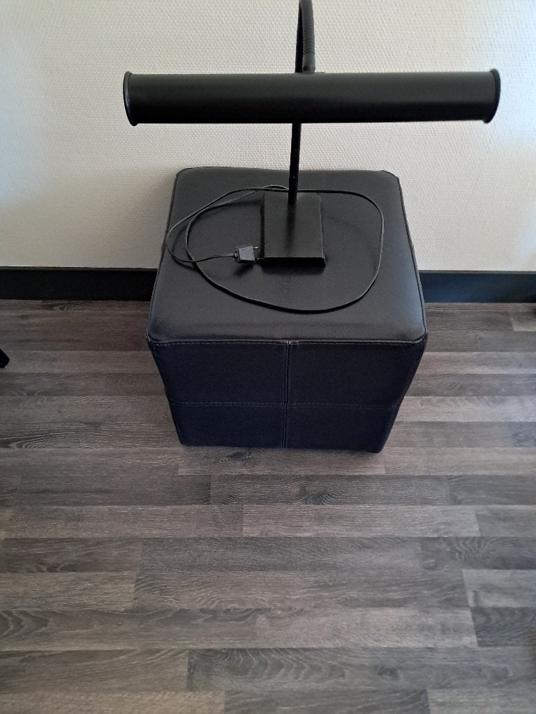 origineel zwart piano lampje verstelbaar, Ophalen, Zo goed als nieuw, Overige materialen