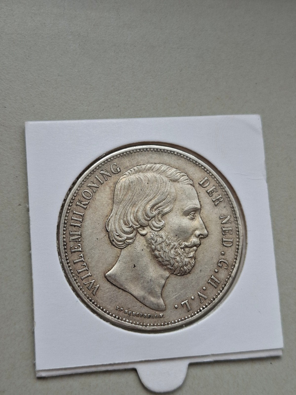 Rijksdaalder 1861 prachtig mooi! Afgeprijsd willem III, Postzegels en Munten, Munten | Nederland, Koning Willem III, Zilver, Ophalen of Verzenden