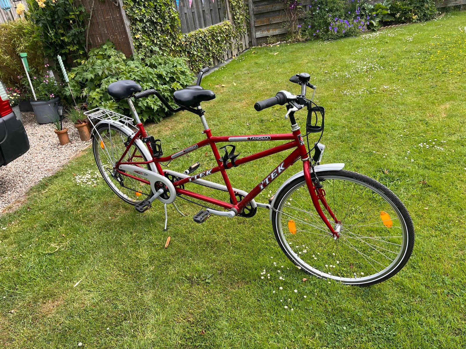 Tandemfiets - Perfect voor gezellige fietstochten, Minder dan 10 versnellingen, Gebruikt, Velgrem, 47 tot 51 cm