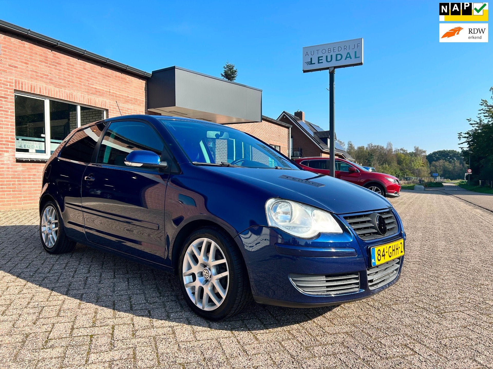 Volkswagen Polo 1.4-16V Comfortline//Airco//APK 31-3-2027, Voorwielaandrijving, Gebruikt, 4 cilinders, Blauw