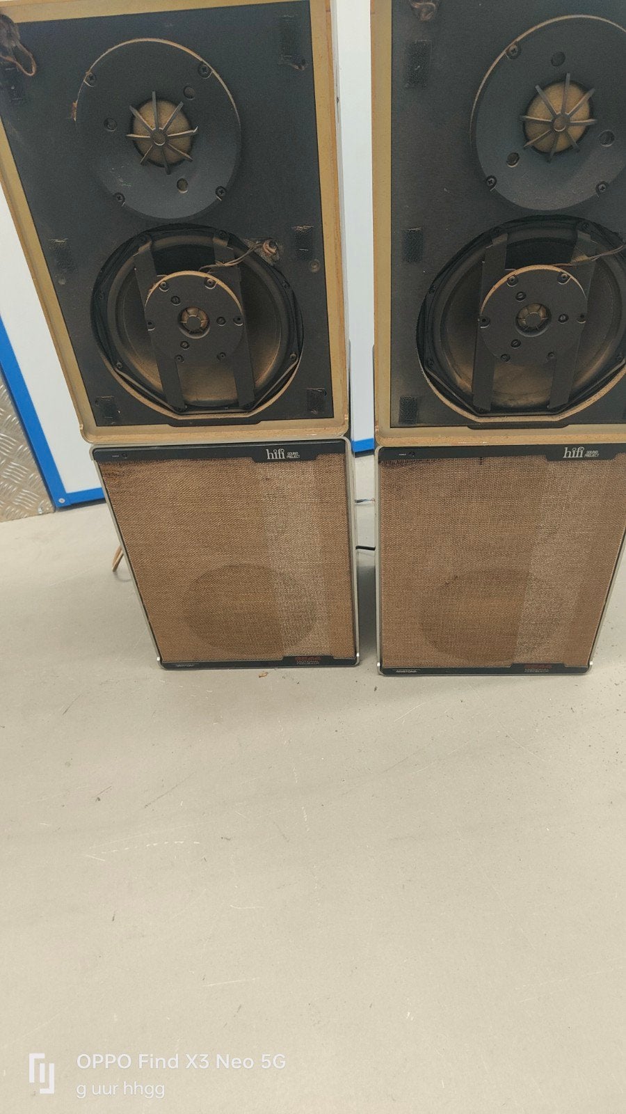 4 Aristona SX6544 MFB boxen uit 1976 - Werkend, Stereo speakers, Philips, Gebruikt, Ophalen