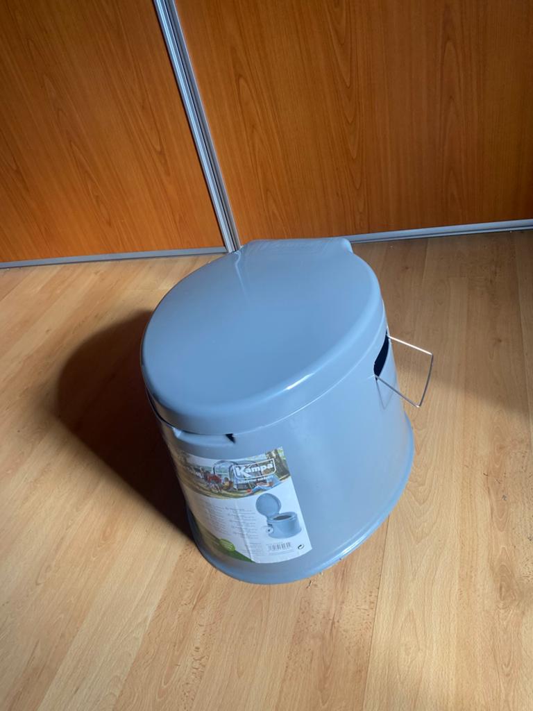 Camping toilet, Ophalen, Zo goed als nieuw
