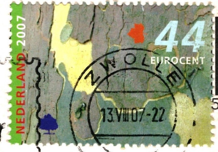 988270 Nunspeet Gld 80+ Molen _Gelopen met mooie zegel, Ophalen of Verzenden, 1980 tot heden, Gelopen, Gelderland