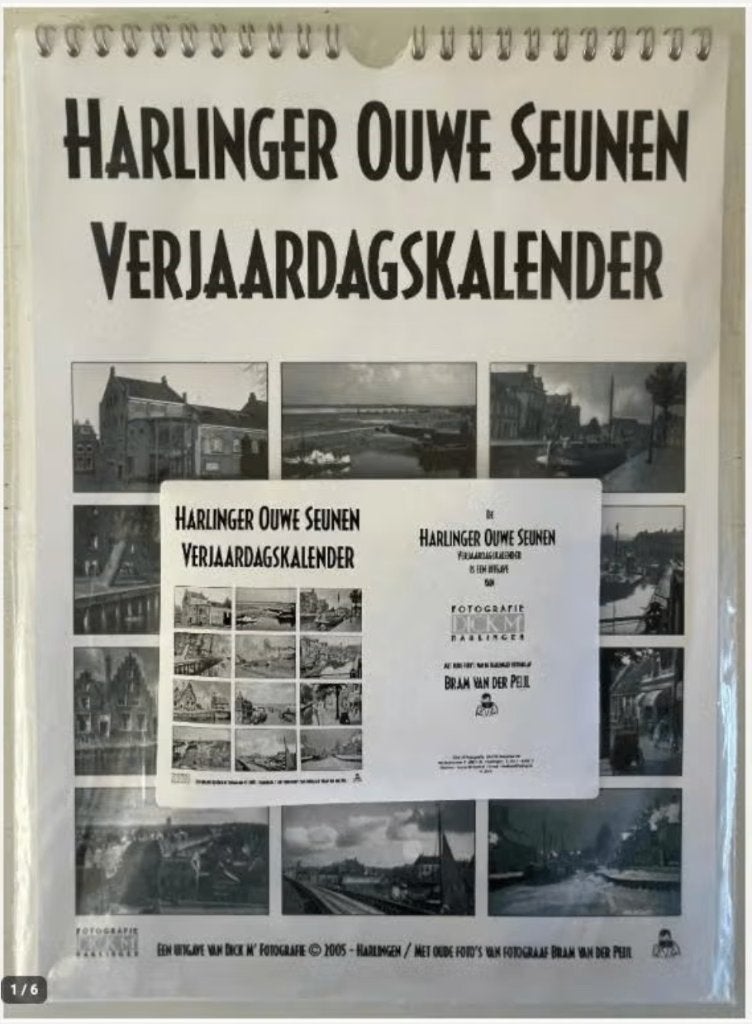 Harlinger Ouwe Seunen Verjaardagskalender, Diversen, Kalenders, Nieuw, Maandkalender, Ophalen of Verzenden