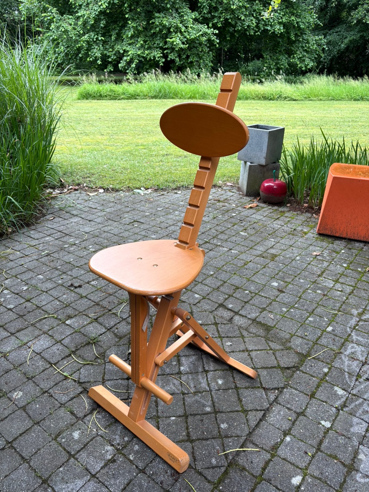 Mabef M44 verstelbare schildersstoel, Hobby en Vrije tijd, Schilderen, Ophalen, Zo goed als nieuw, Ezel